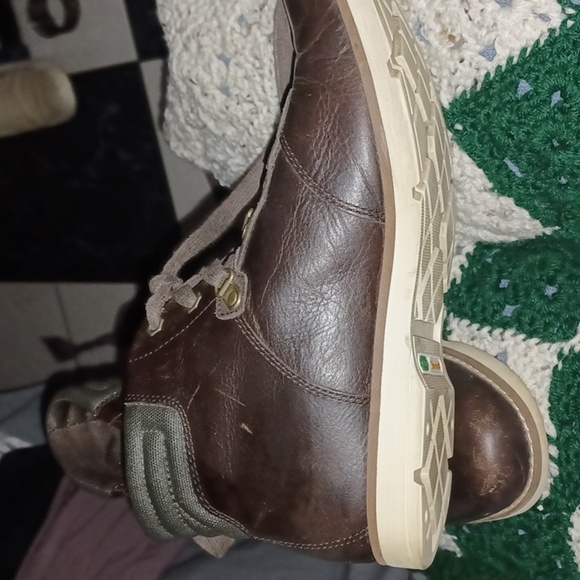 Timberland Lace-up. Women Boots. Anti-fatigue beautiful brown leather 7 Comfy - Picture 6 of 7